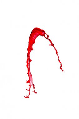 Bir damla kırmızı şarap.