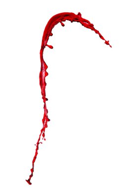 Bir damla kırmızı şarap.