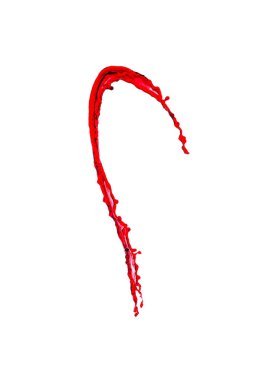 Bir damla kırmızı şarap.