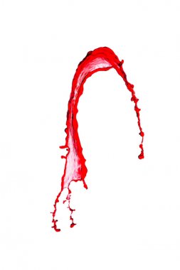 Bir damla kırmızı şarap.