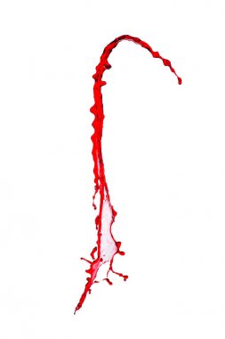 Bir damla kırmızı şarap.