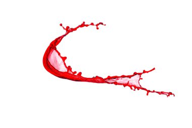 Bir damla kırmızı şarap.