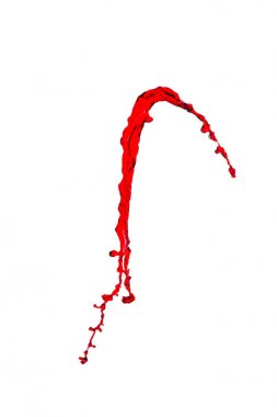 Bir damla kırmızı şarap.