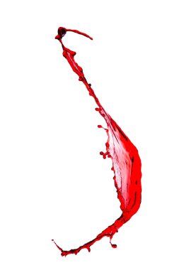 Bir damla kırmızı şarap.