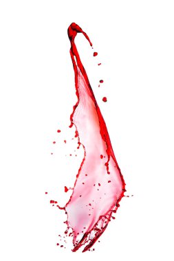 Bir damla kırmızı şarap.