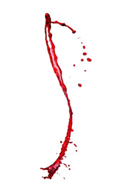 Bir damla kırmızı şarap.