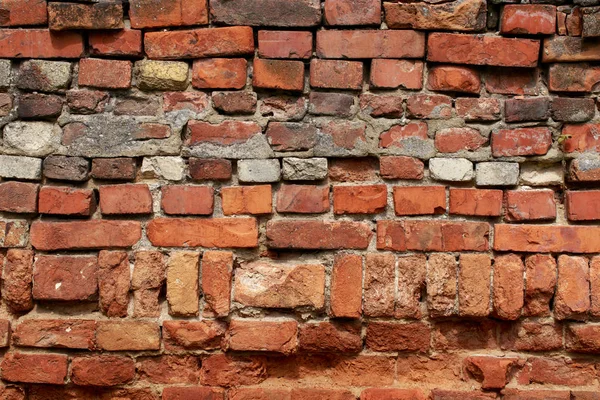 kırmızı tuğla satır yığılmış