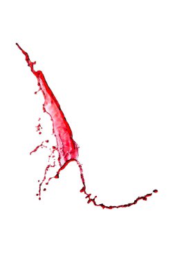 Bir damla kırmızı şarap.