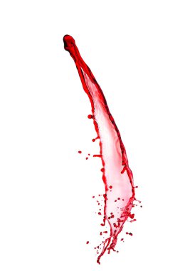 Bir damla kırmızı şarap.