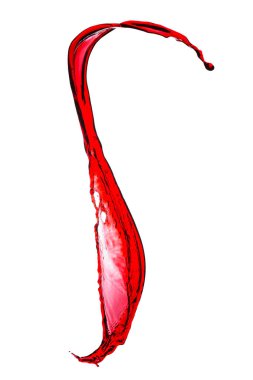 Bir damla kırmızı şarap.