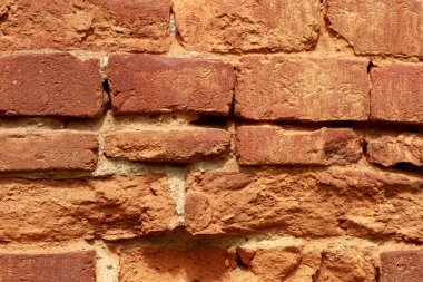 kırmızı tuğla satır yığılmış