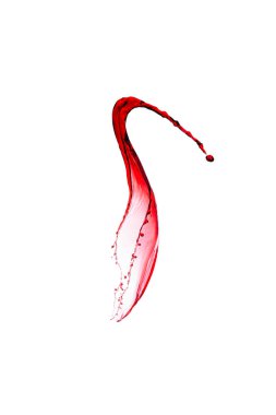 Bir damla kırmızı şarap.