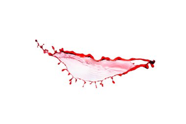 Bir damla kırmızı şarap.