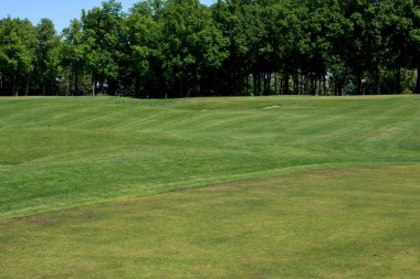 golf sahası görünümünü