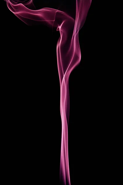 Smoke on black background — Stock Photo, Image