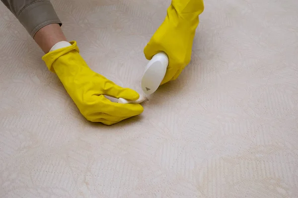 Dry cleaning of a mattress — Stock Photo, Image