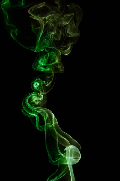 Smoke on black background — Stock Photo, Image