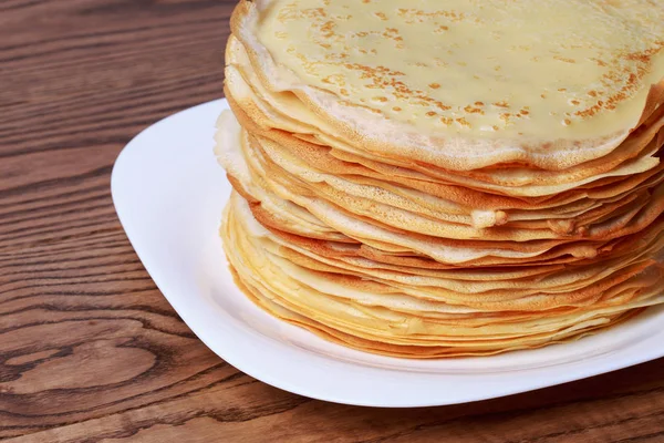 Stapel von Pfannkuchen — Stockfoto