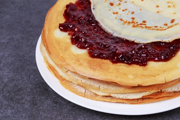 Stapel von Pfannkuchen — Stockfoto