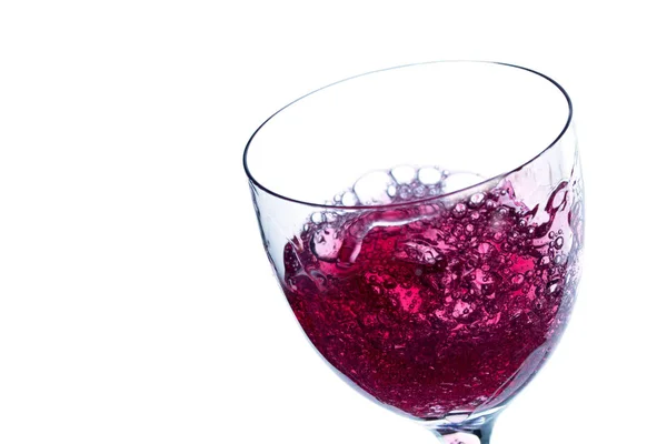 Red wine pouring — Stock Photo, Image