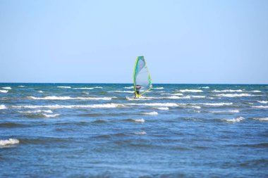 Deniz su dalgaları arka plan ile