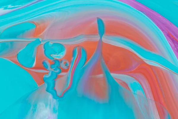 彩色丙烯酸涂料的抽象背景 — 图库照片