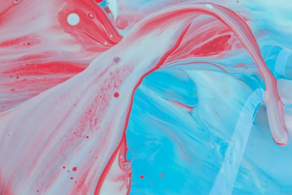 赤と青の色調のアクリル絵具の抽象的な背景 — ストック写真