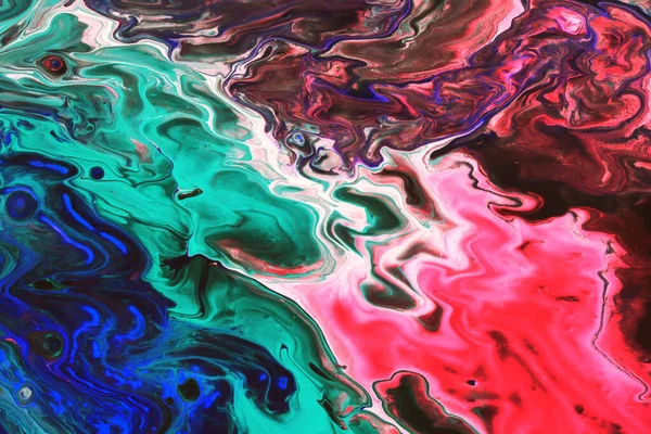 Абстрактный Фон Акриловой Краски Розовых Синих Тонах — стоковое фото