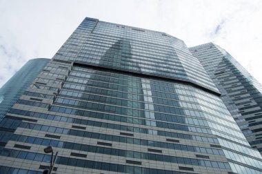 Moskova iş merkezi Moscow city modern yüksek katlı binalar bak