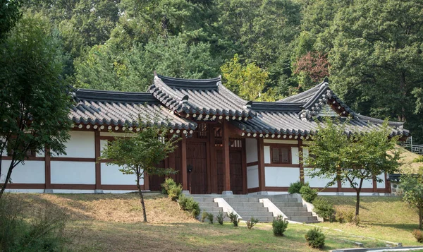 Traditionele huizen in Korea. — Stockfoto