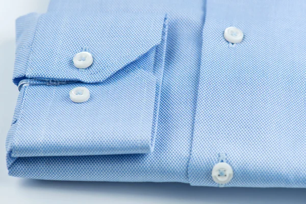 Camisa azul con bordado — Foto de Stock