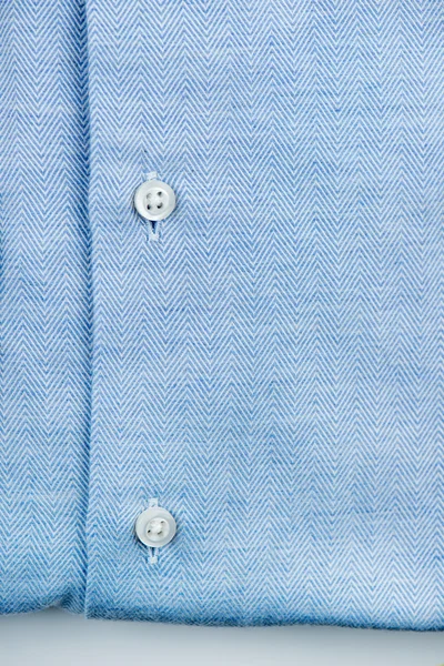 Camisa azul con bordado — Foto de Stock