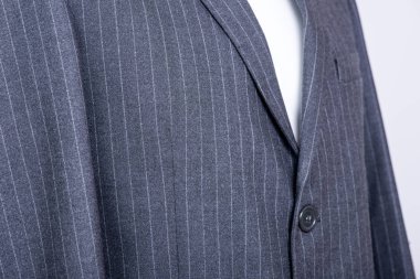 ince çizgili takım elbise ceket ile ilgili ayrıntılar 