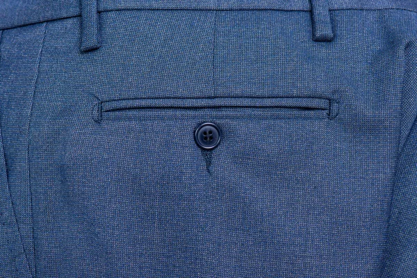 Detalhes sobre a calça azul — Fotografia de Stock