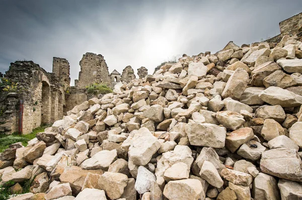 Pequena aldeia dos tempos romanos, Itália — Fotografia de Stock