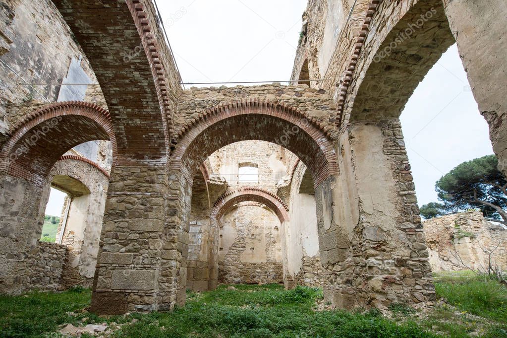 small village of Roman times, Italy