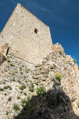 Eski şehir Craco Basilicata