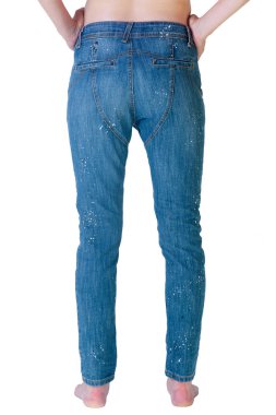 kadın bacakları Jeans