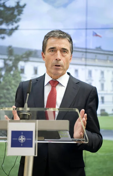 Nato Anders Fogh Rasmussen Genel Sekreteri — Stok fotoğraf