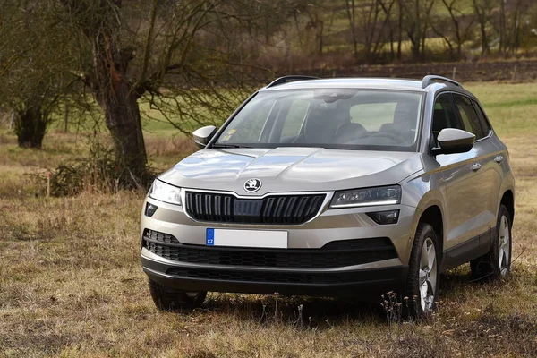 Hostim Cseh Köztársaság 2017 December Skoda Karoq Hostim Cseh Köztársaság — Stock Fotó