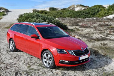 AVEIRO, PORTUGAL - FEBRUARY 11, 2017: Skoda Octavia Combi in Aveiro, Portugal, February 11, 2017.