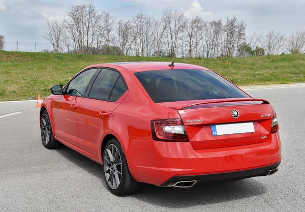 Pachfurth Áustria Abril 2017 Skoda Octavia Pachfurth Áustria Abril 2017 — Fotografia de Stock