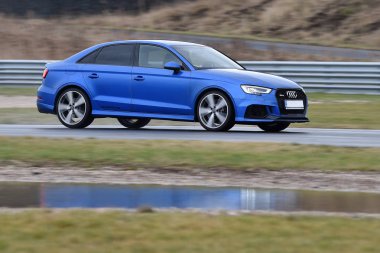 Most, Çek Cumhuriyeti - 5 Ocak 2018: Audi Rs3 Most, Çek Cumhuriyeti, 5 Ocak 2018.