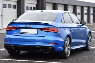 Most, Çek Cumhuriyeti - 5 Ocak 2018: Audi Rs3 Most, Çek Cumhuriyeti, 5 Ocak 2018.