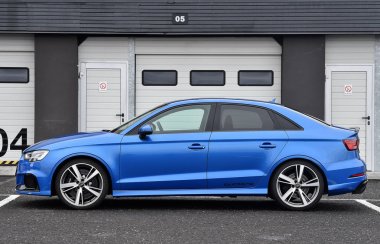 Most, Çek Cumhuriyeti - 5 Ocak 2018: Audi Rs3 Most, Çek Cumhuriyeti, 5 Ocak 2018.