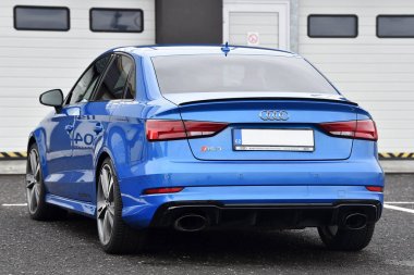 Most, Çek Cumhuriyeti - 5 Ocak 2018: Audi Rs3 Most, Çek Cumhuriyeti, 5 Ocak 2018.