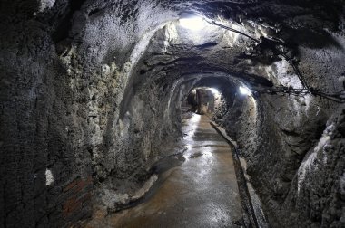 Jihlava's underground - corridors under the town clipart