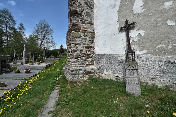 Misterioso Cementerio Velhartice República Checa — Foto de Stock