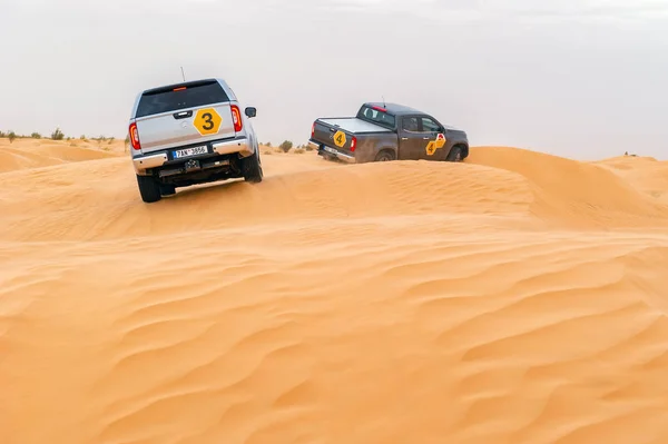 Ksar Ghilane Tunisia Junio 2019 Mercedes Benz Class Cerca Ksar — Foto de Stock