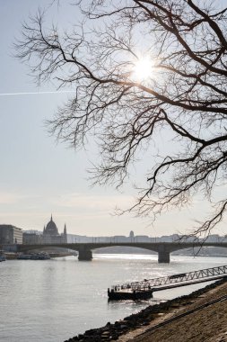 Macaristan 'ın başkenti Budapeşte' de Margaret Adası 'nın seti.